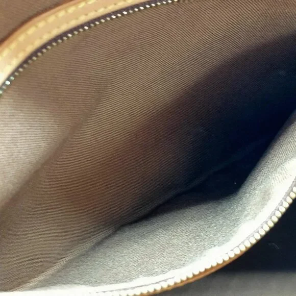 Louis Vuitton LV Shoulder Bag Cabas Mezzo Brown Monogram 700-052725 Shoulder Bags